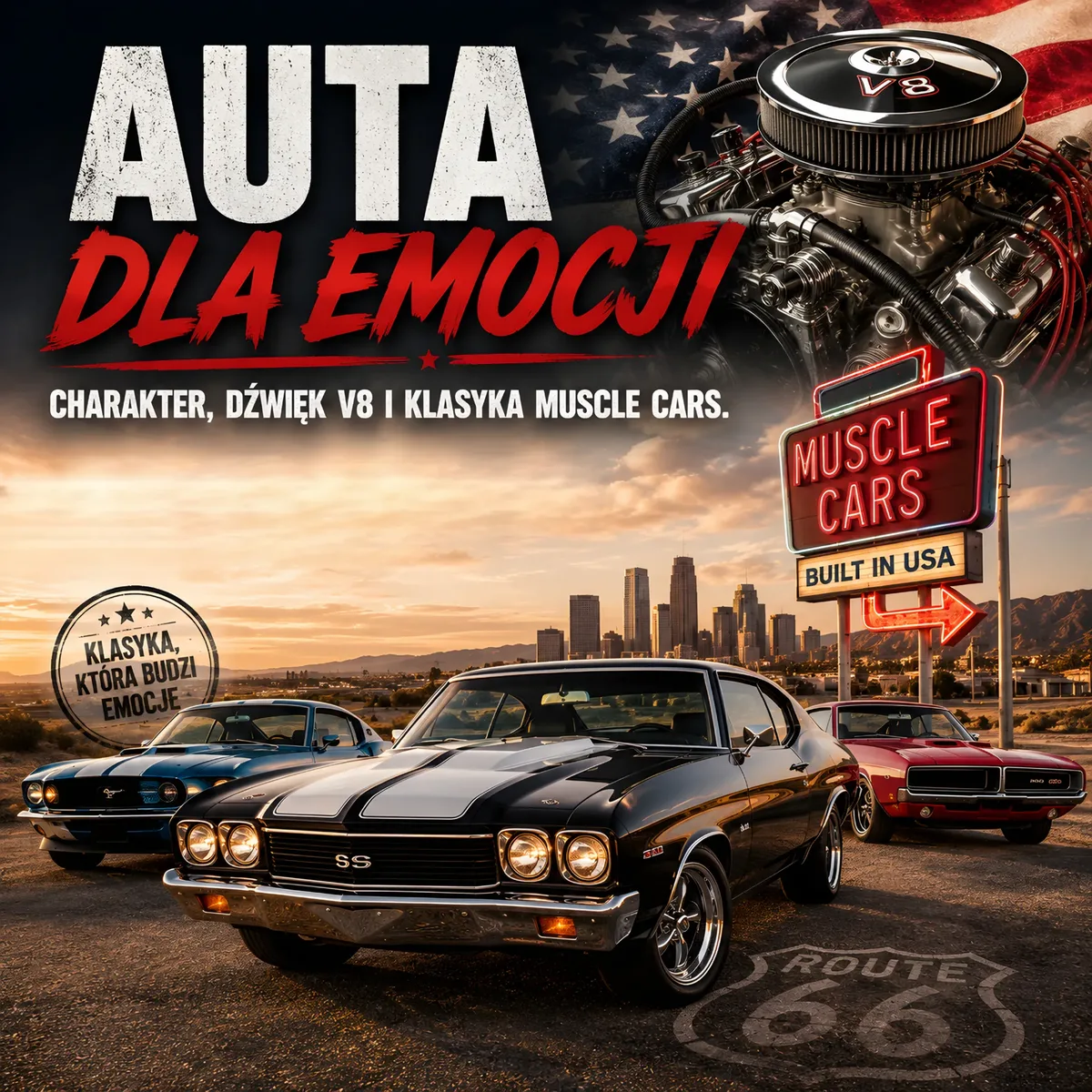 Amerykańskie muscle cars — auta dla emocji